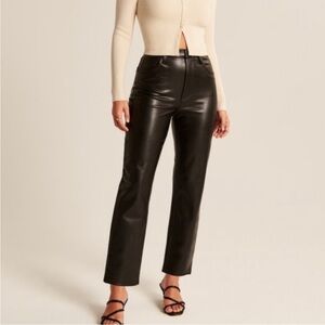 Abercrombie & Fitch Black Straight Leg Pants